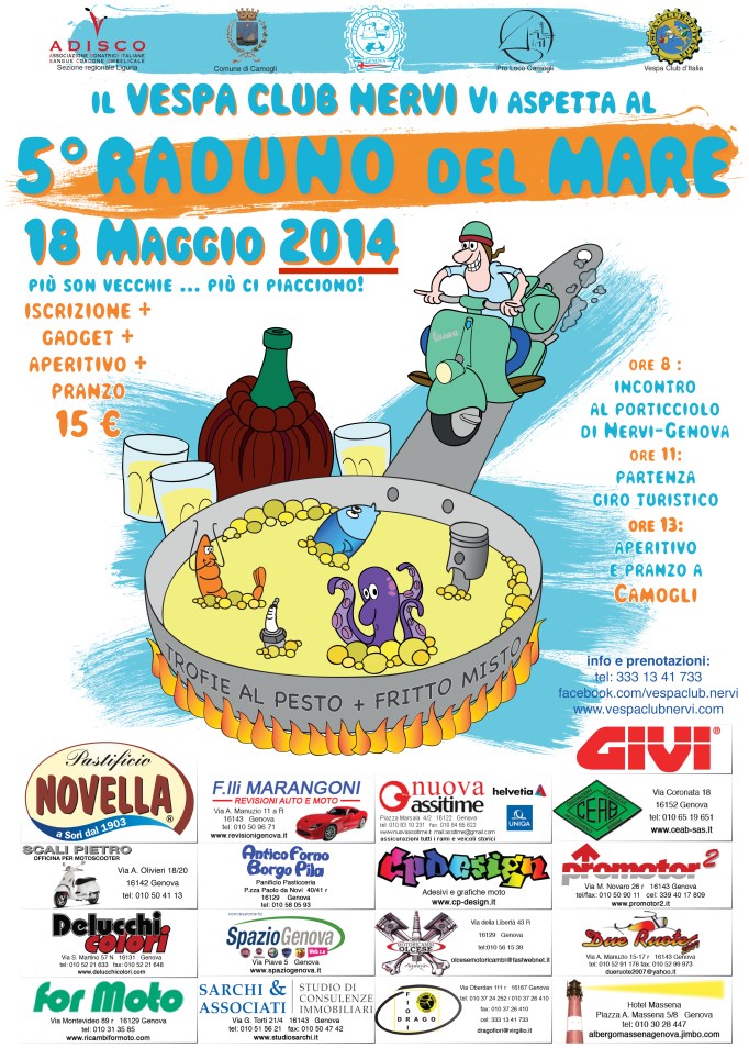 locandina V Raduno del Mare